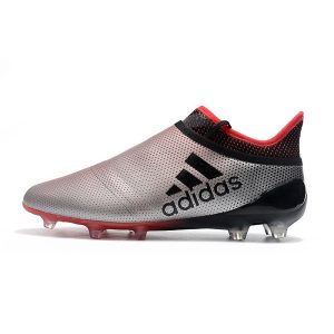 Kopačky Pánské Adidas X 17+ PureSpeed FG – Stříbrný Červené Černá
